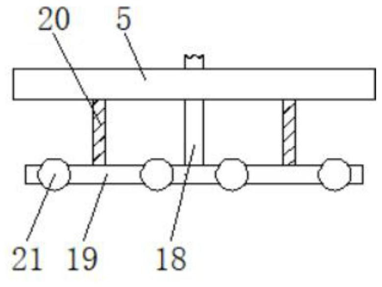 New energy automobile part spraying device with high spraying efficiency