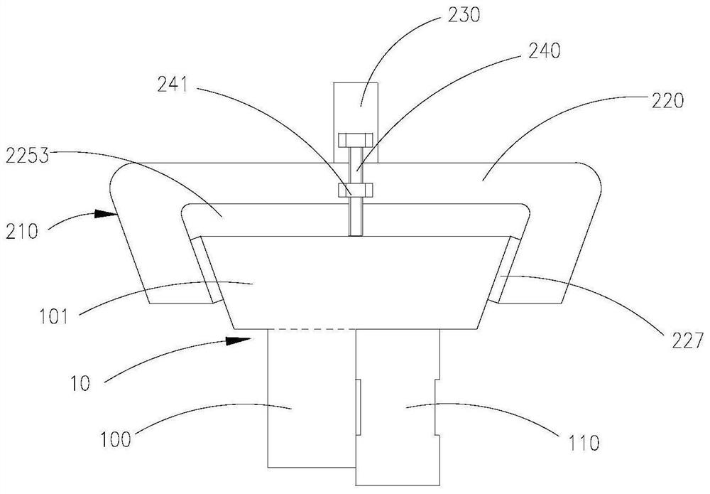 Assembly, system and method for changing cold shears of rod and wire cold shears