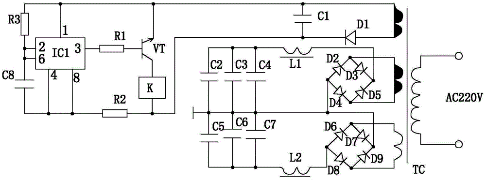 Power amplifying circuit with high tone quality