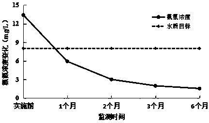 Biological enzyme carrier for ecological remediation of riverbed water and laying method