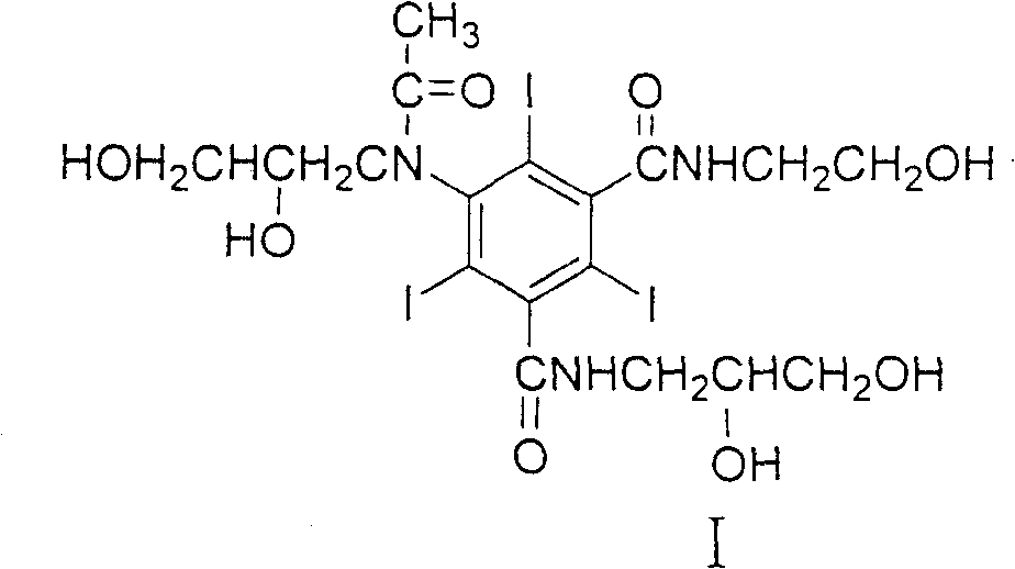 Iodine Ioxilan purification method