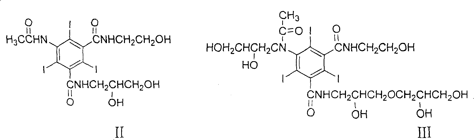 Iodine Ioxilan purification method