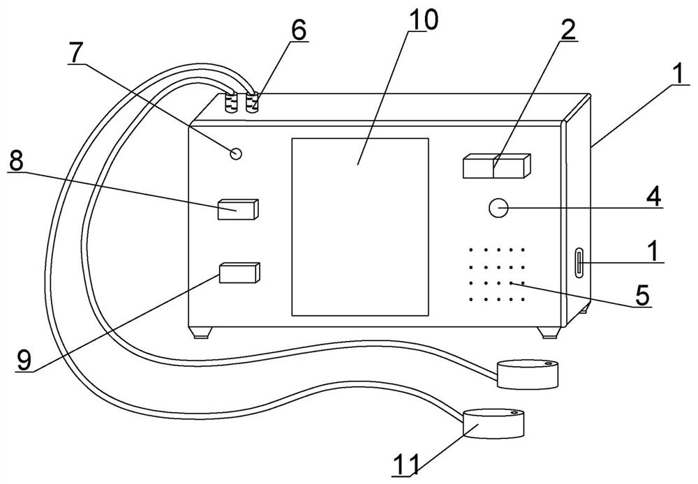 Transfusion alarm system adopting near-infrared photoelectric sensing device