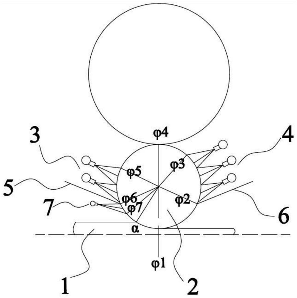 A method and device for obtaining temperature distribution of hot rolling work rolls