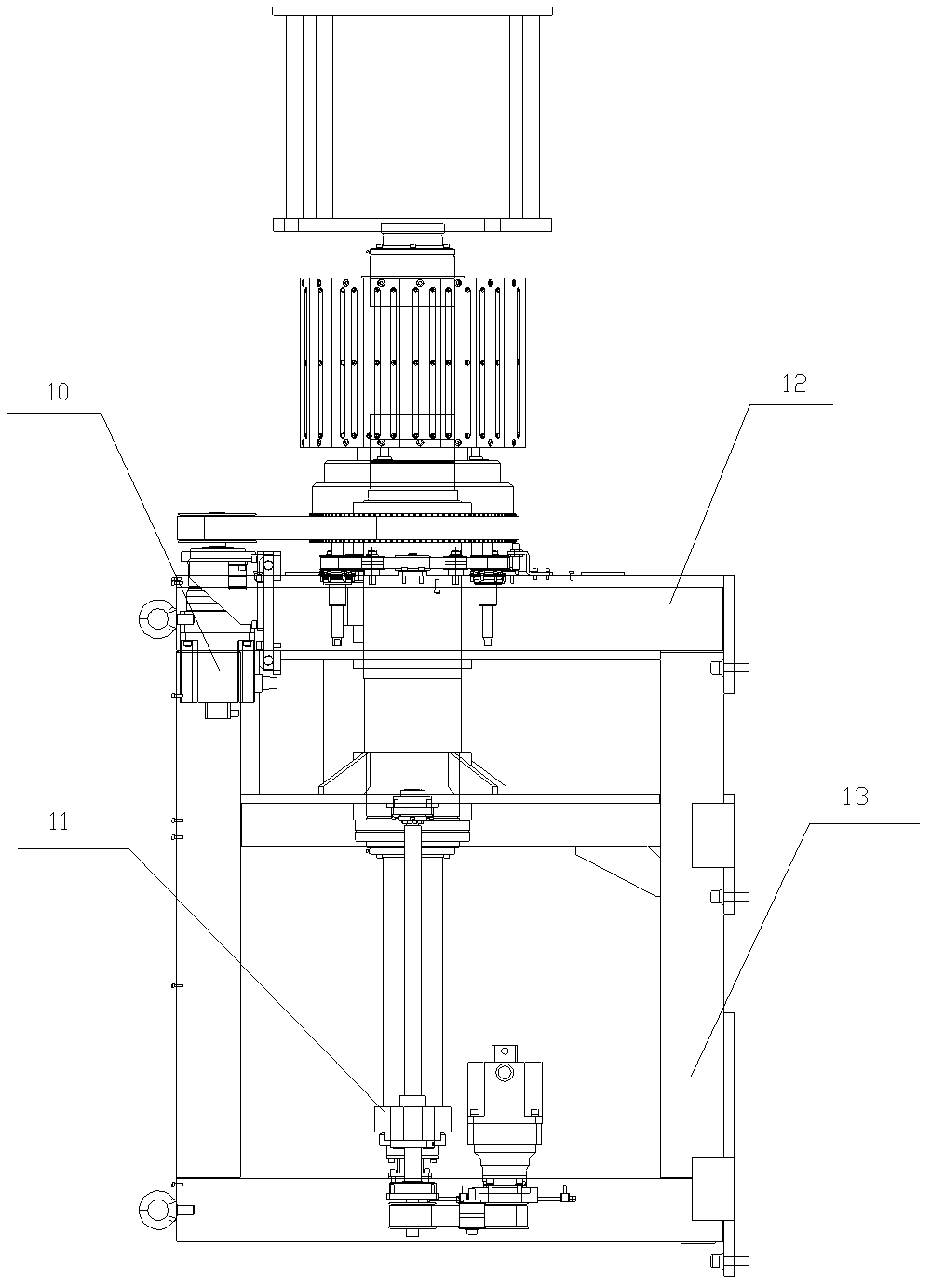 Belt ply drum host and drive method thereof