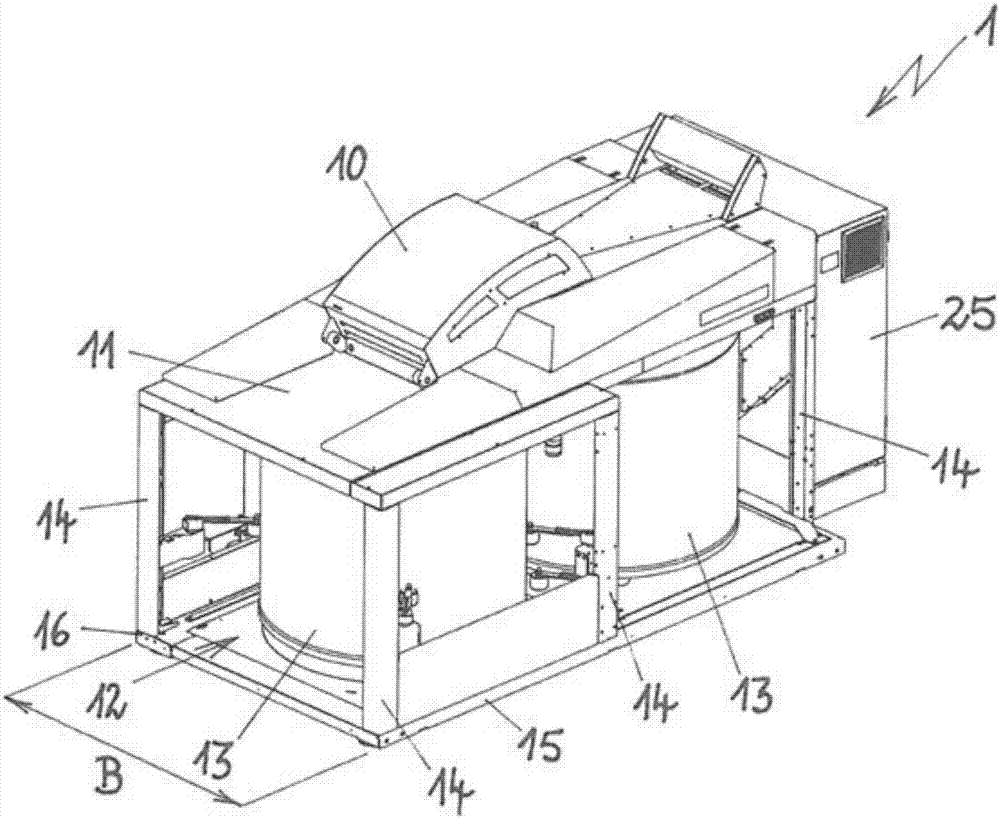 Drawing machine for textile fiber strips