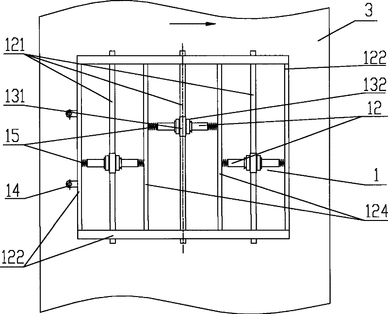 Floating mechanism and sealing device for end part of annular air channel