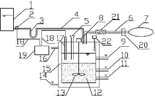 Device for improving yield of methane produced from kitchen waste through anaerobic digestion and method for producing methane