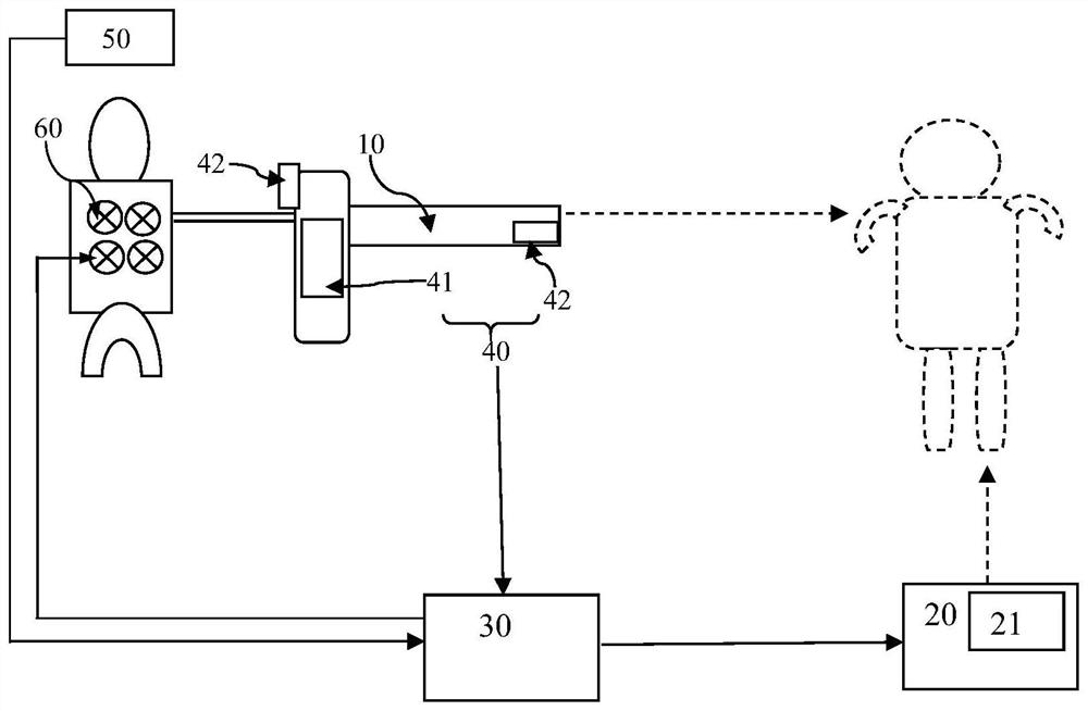 Interaction method of intelligent target system for firing training