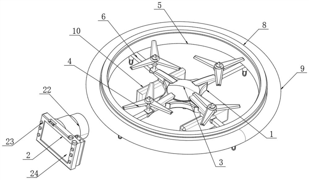 Water conservancy project unmanned aerial vehicle for remote sensing surveying and mapping