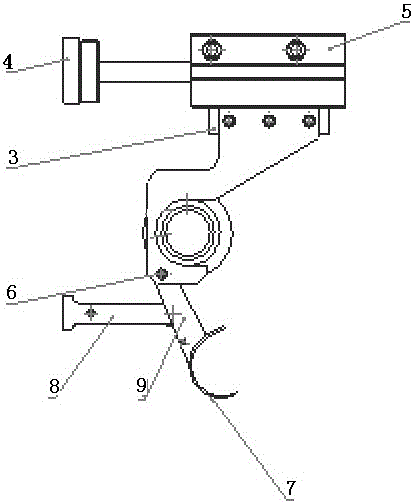 Automatic conduit moving and overturning mechanism