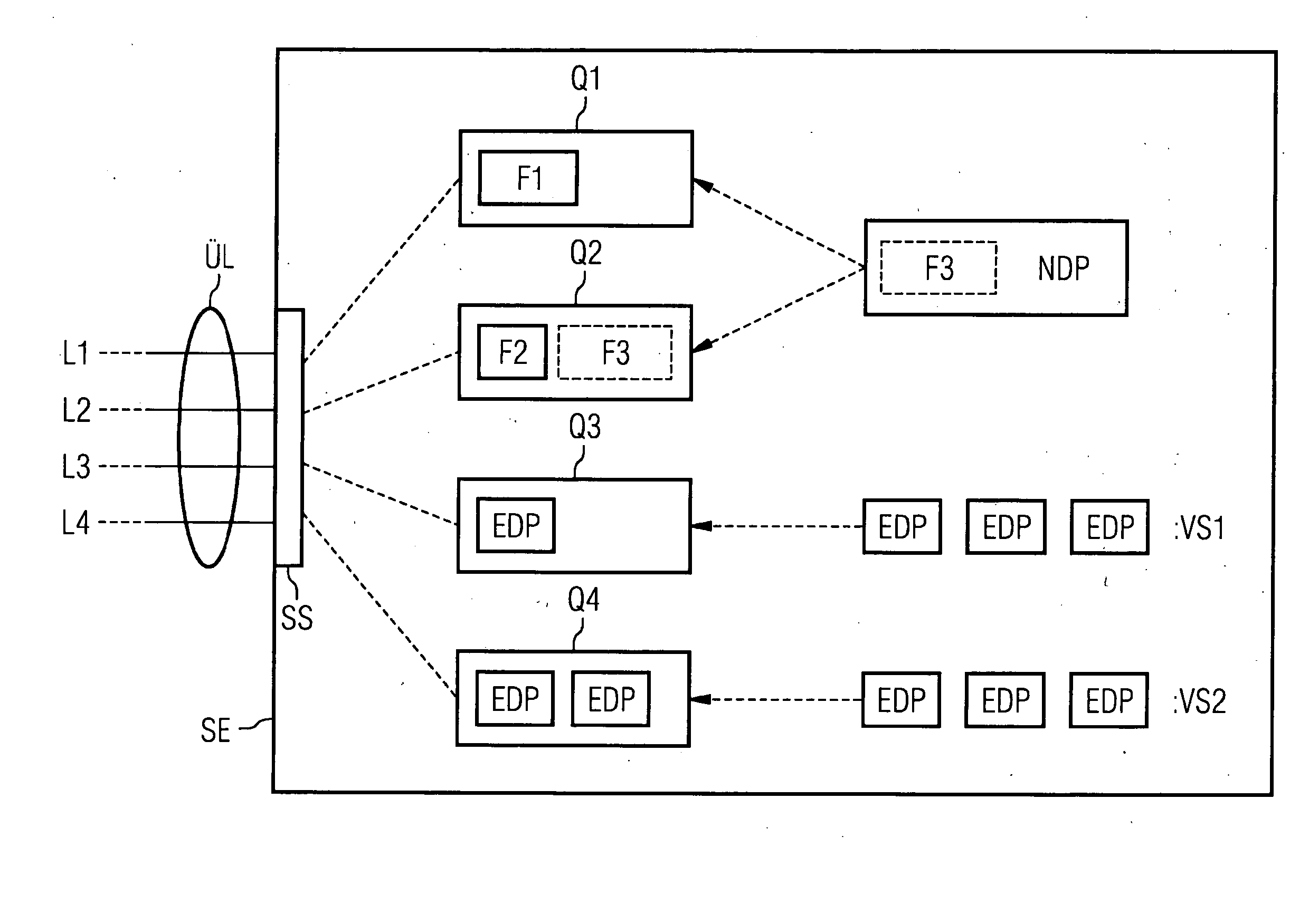 Method for Transmitting Data Available in the Form of Data Packets