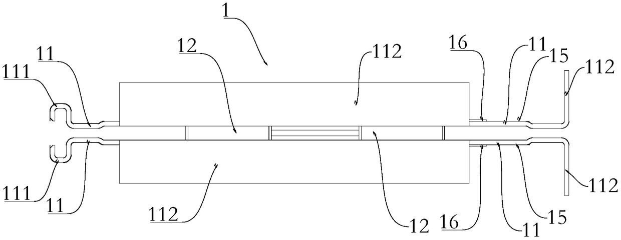 A battery module heating device and a battery module