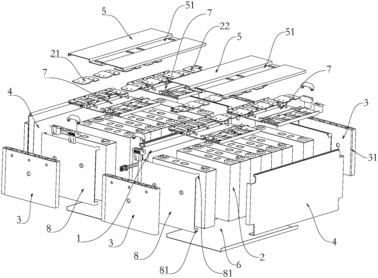 A battery module heating device and a battery module