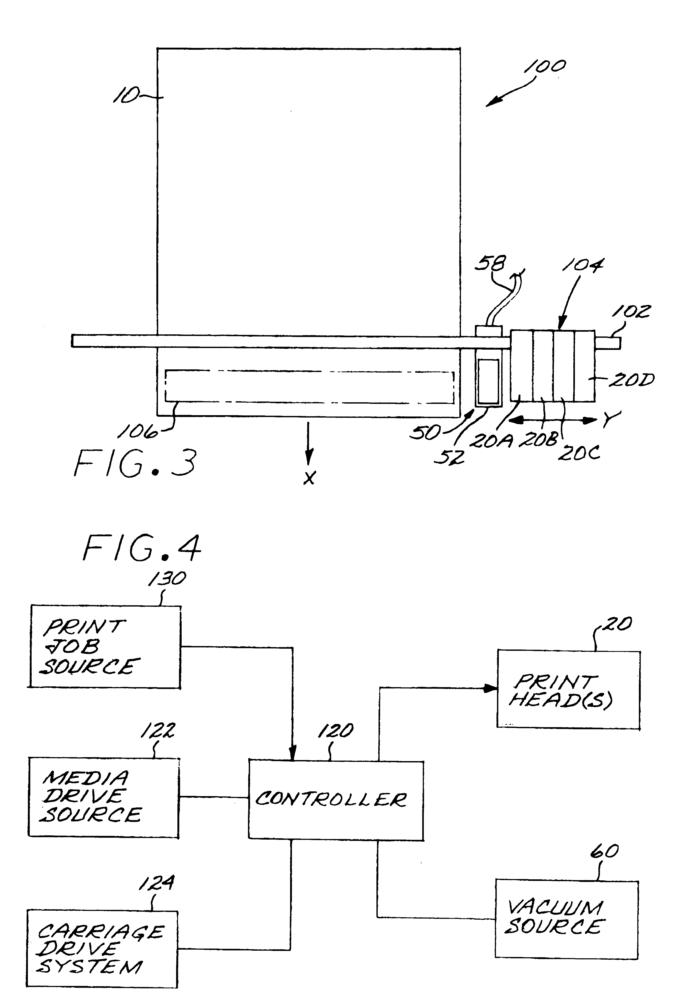 Vacuum spittoon for collecting ink during servicing of ink jet printheads