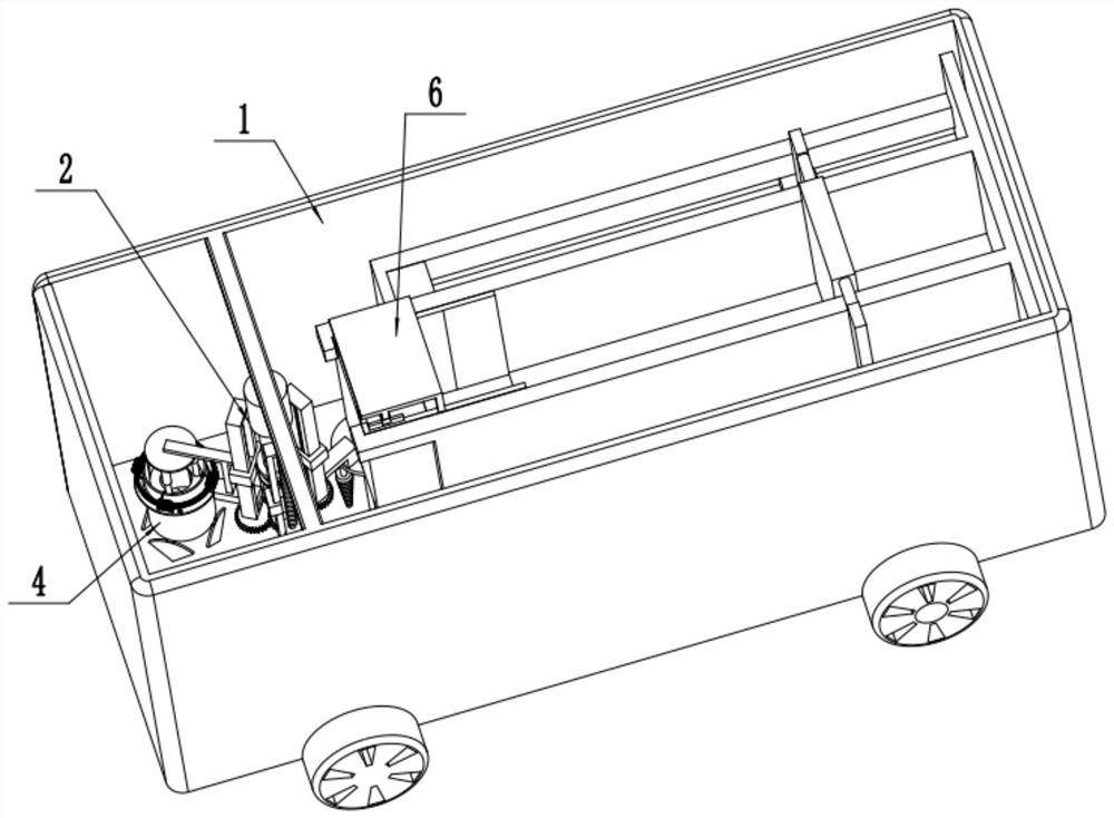 Full-automatic machine for installing hectometer piles