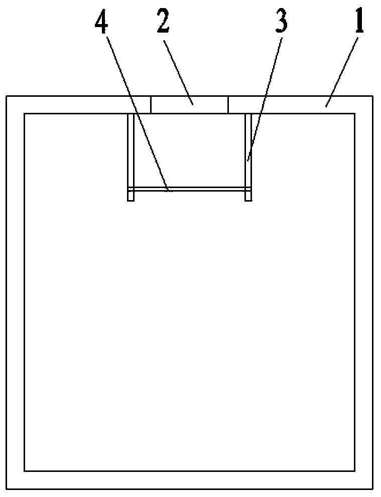 Steaming and stir-frying pot discharging opening material door structure