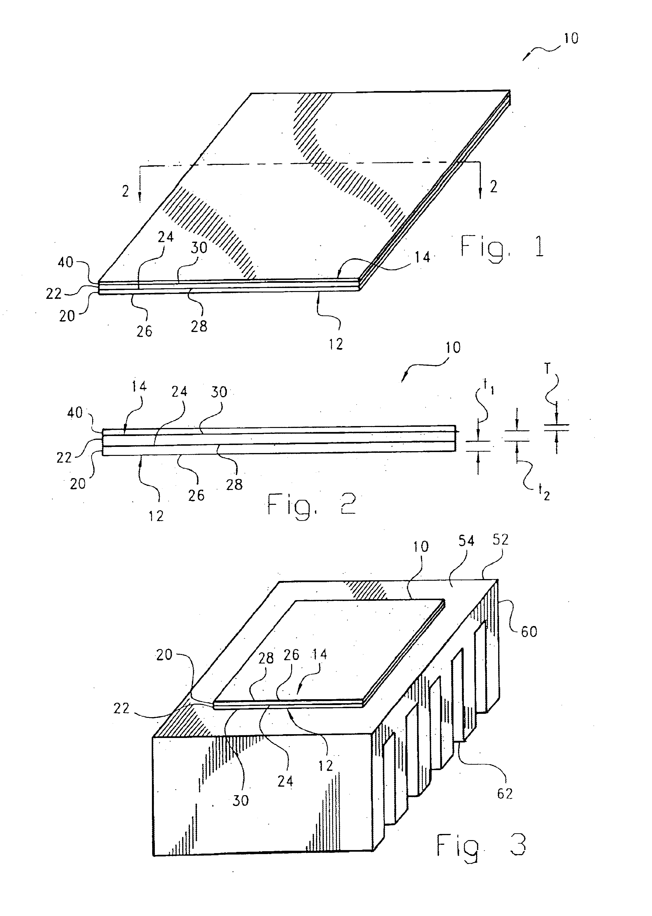 Clean release, phase change thermal interface