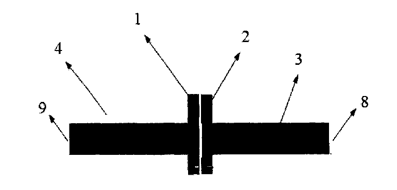 Ultra wide band bandpass filter based on ground defective grounding structure