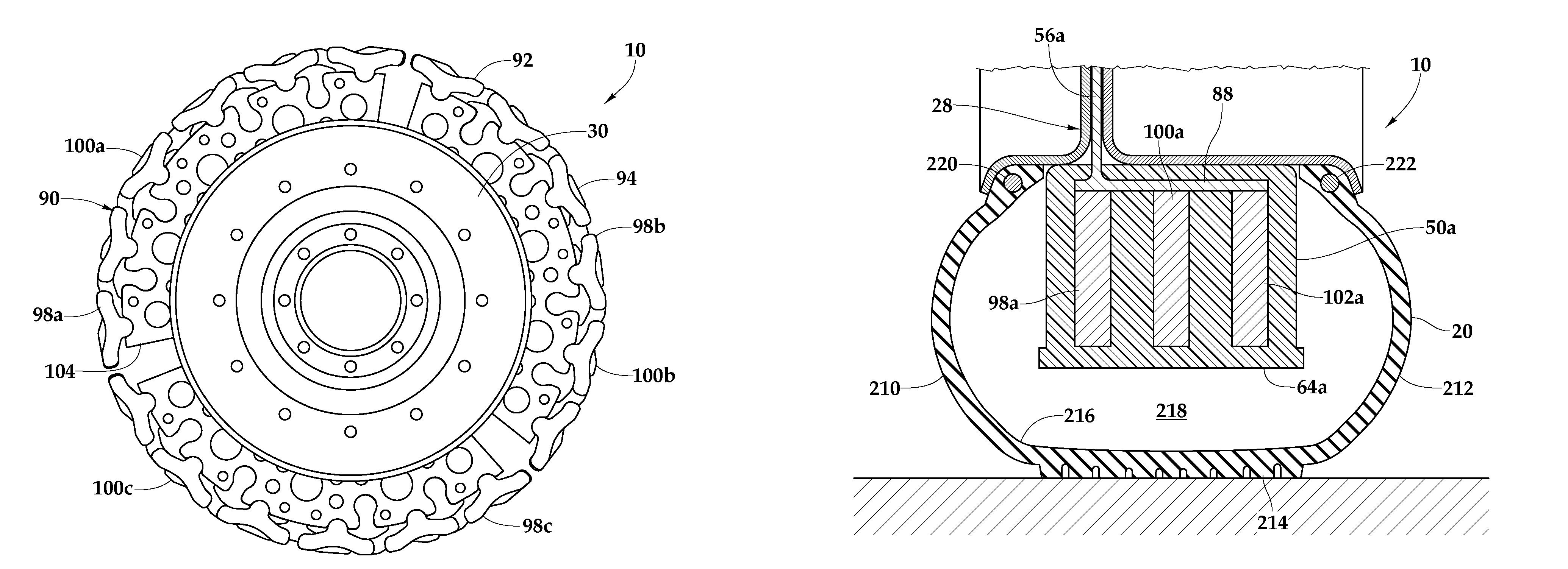 Run-Flat Support Assembly For A Pneumatic Tired Wheel and Method For Use of Same