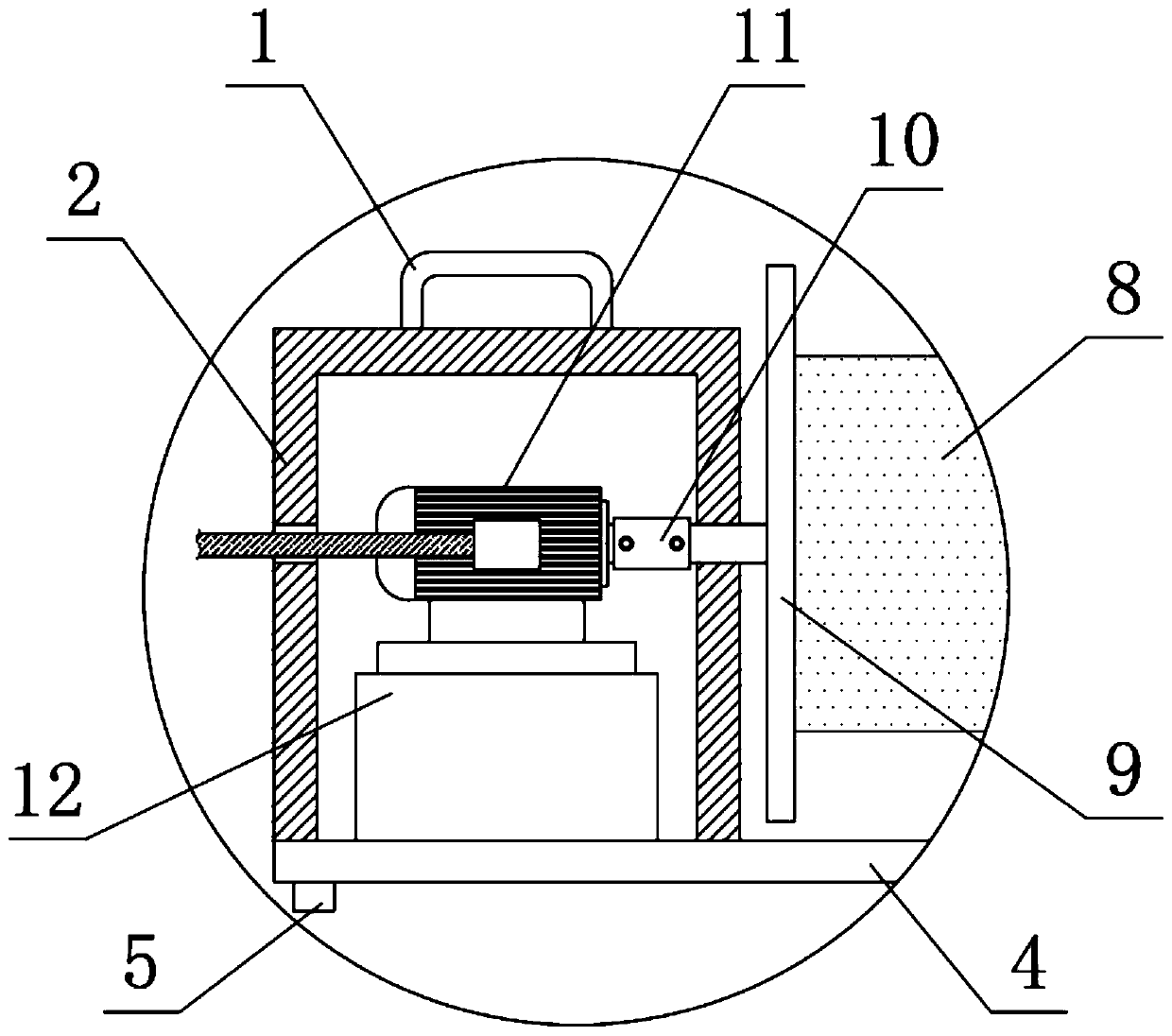 Paper winding mechanism for label digital printing machine