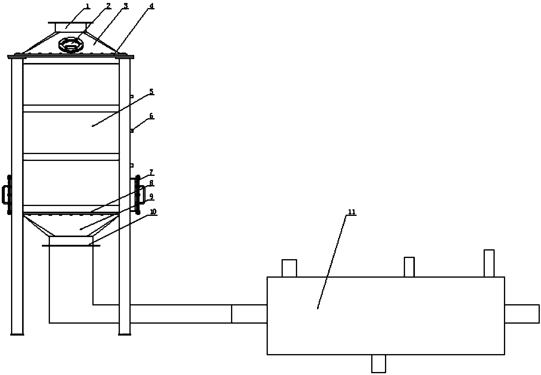 Energy-saving catalytic bed system