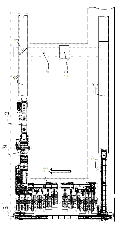 Method for backfilling separately-recovered and sub-transported gangues of underground dirt band coal layer and complete equipment