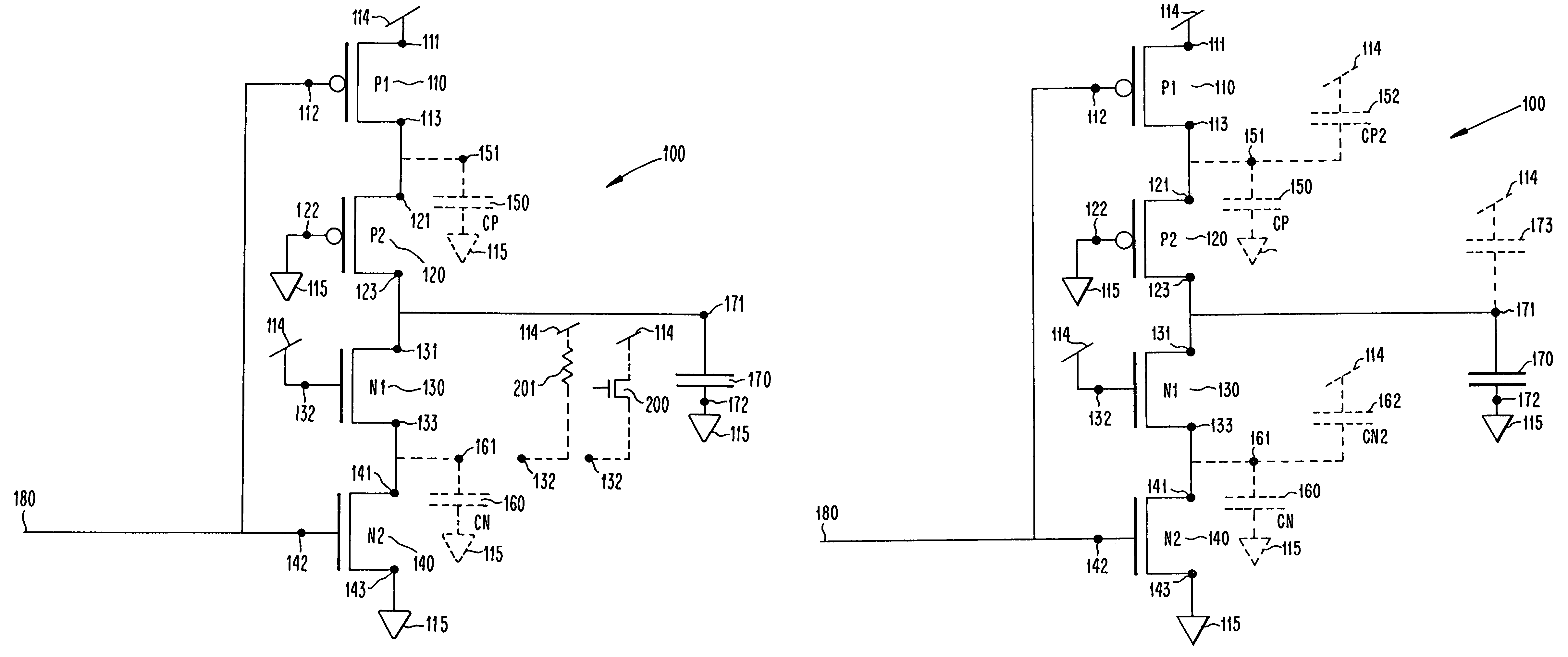 Cascode signal driver with low harmonic content