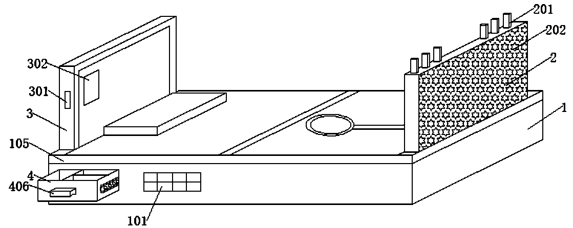 Orthopaedical diagnostic mattress and using method