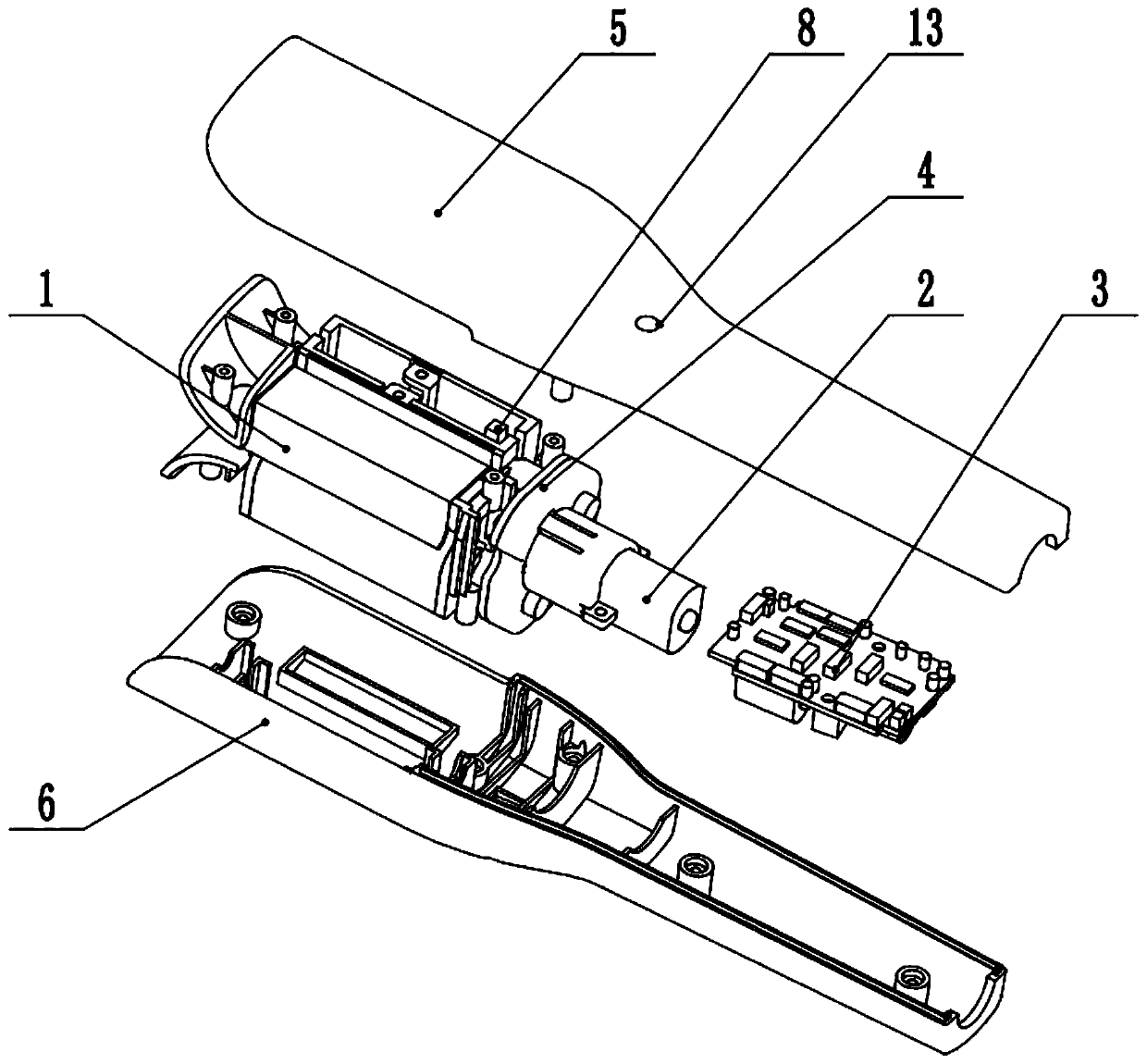 Automatic egg roll hairdressing device