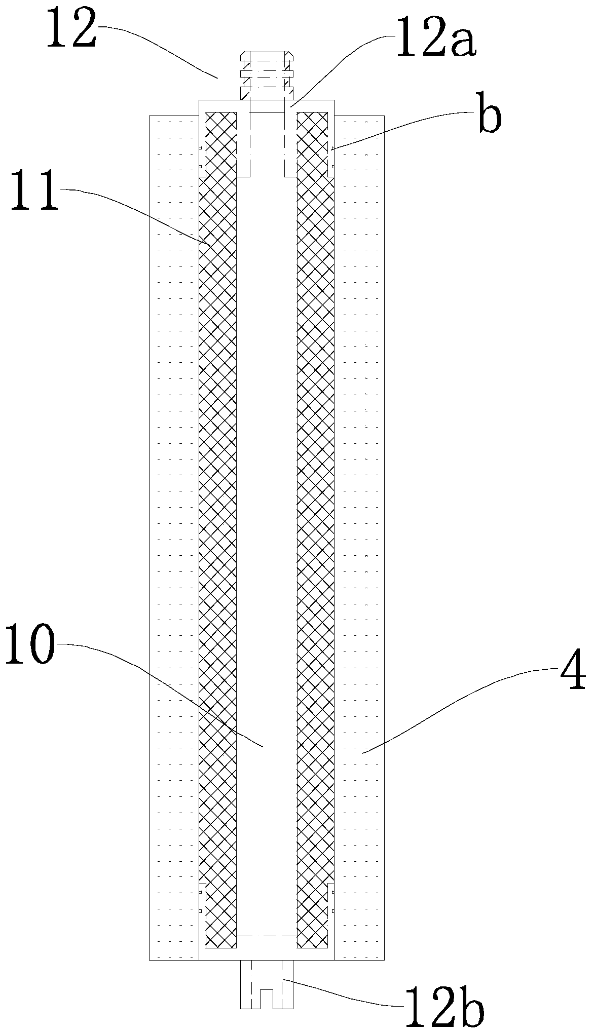 Membrane rolling structure