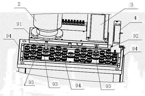 Multi-shaft automatic drilling and tapping machine