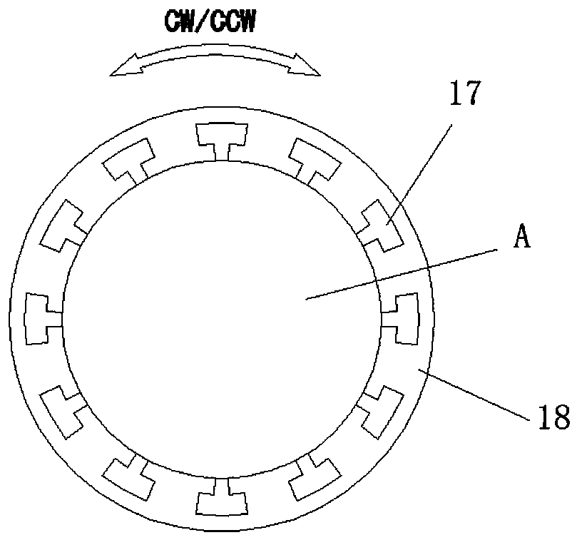 Gas lubrication hydrodynamic sealing device used for miniature high-speed turbo expander