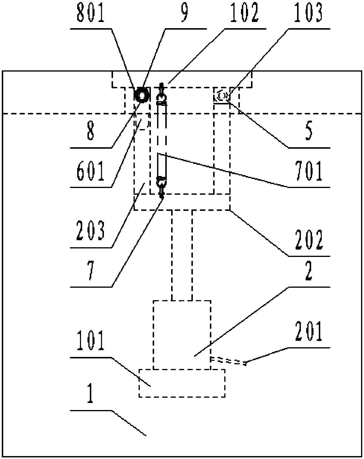 Workbench with center capable of protruding to rise and fall for cutting for clothing cutting processing