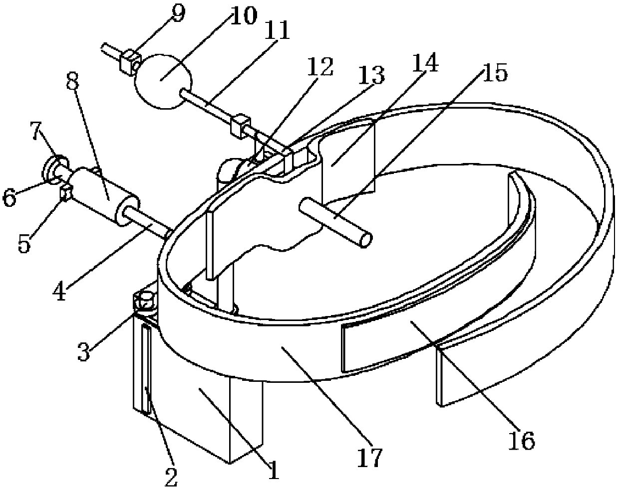 Cardiothoracic surgical closed nursing drainage device