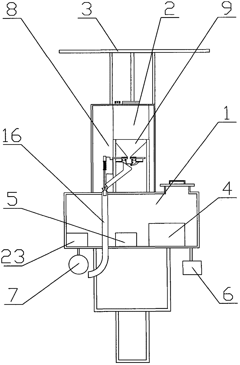 Automatic bait feeding machine for culturing marine products