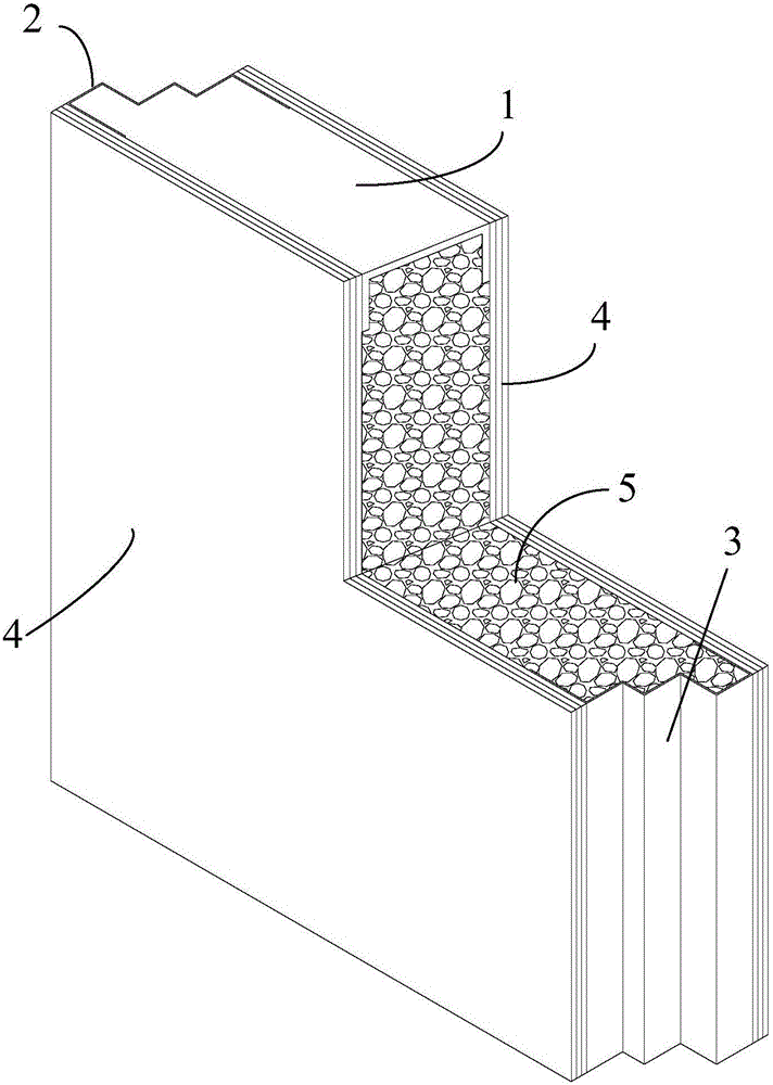 Fabricated inorganic fiber wall unit and production method thereof