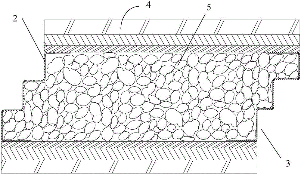 Fabricated inorganic fiber wall unit and production method thereof