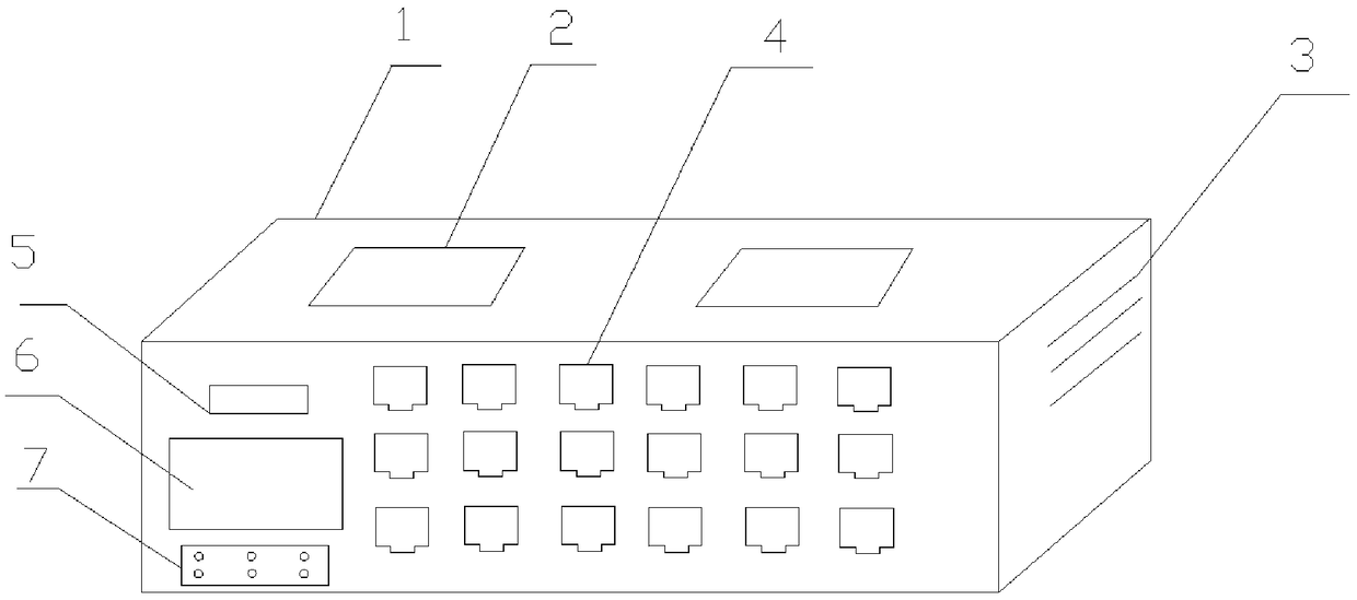 A heat dissipation dustproof switch