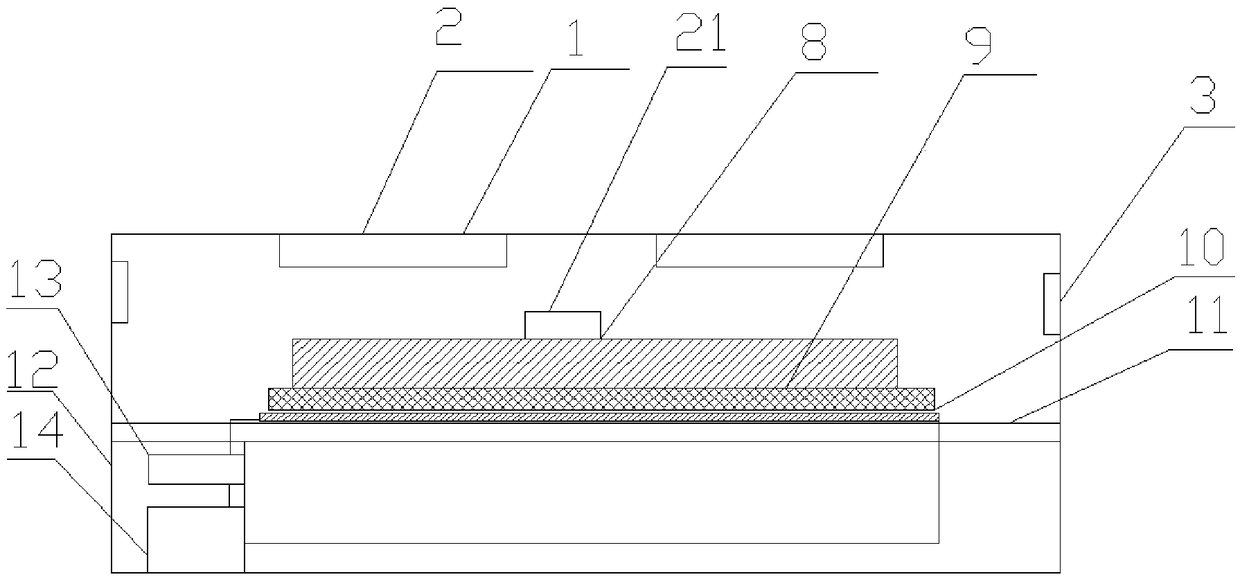 A heat dissipation dustproof switch