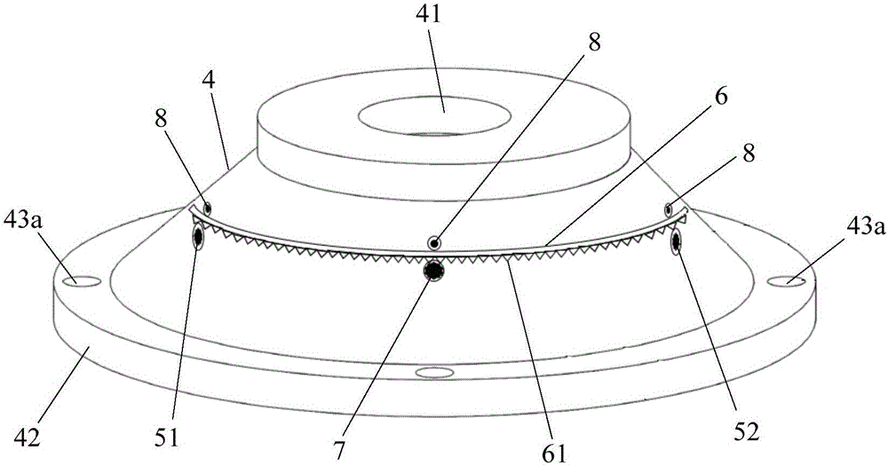 Leveling device for rock direct shear friction experiment