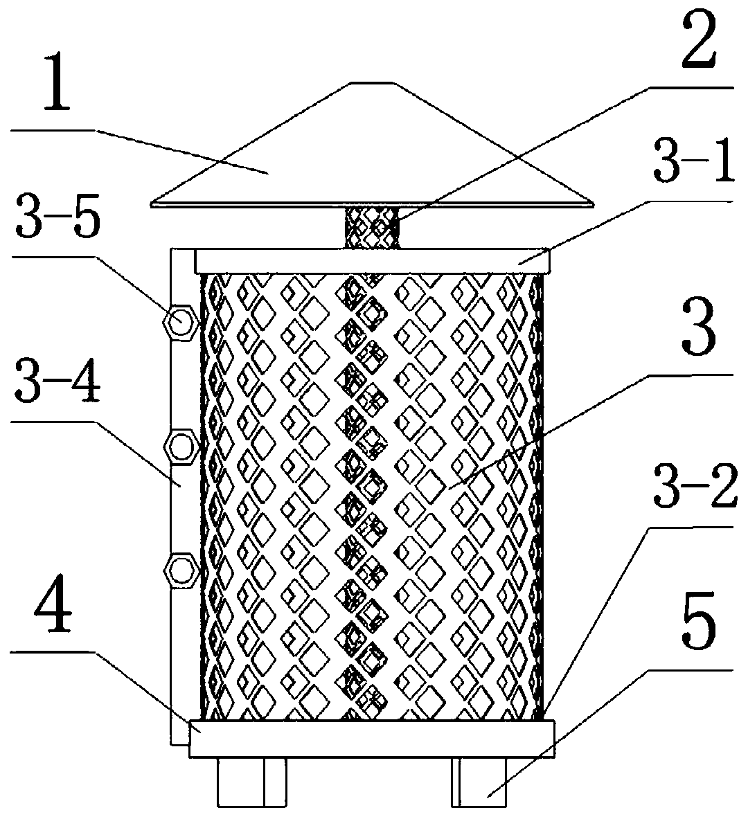 Corn conveying device and conveying and storing system based on corn conveying device