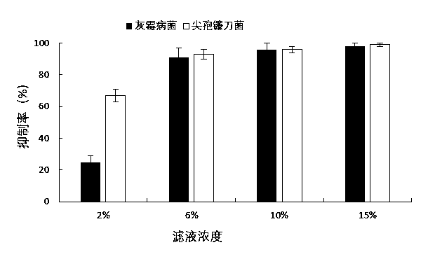 A bacteriostatic Burkholderia forest mp5 strain and its application