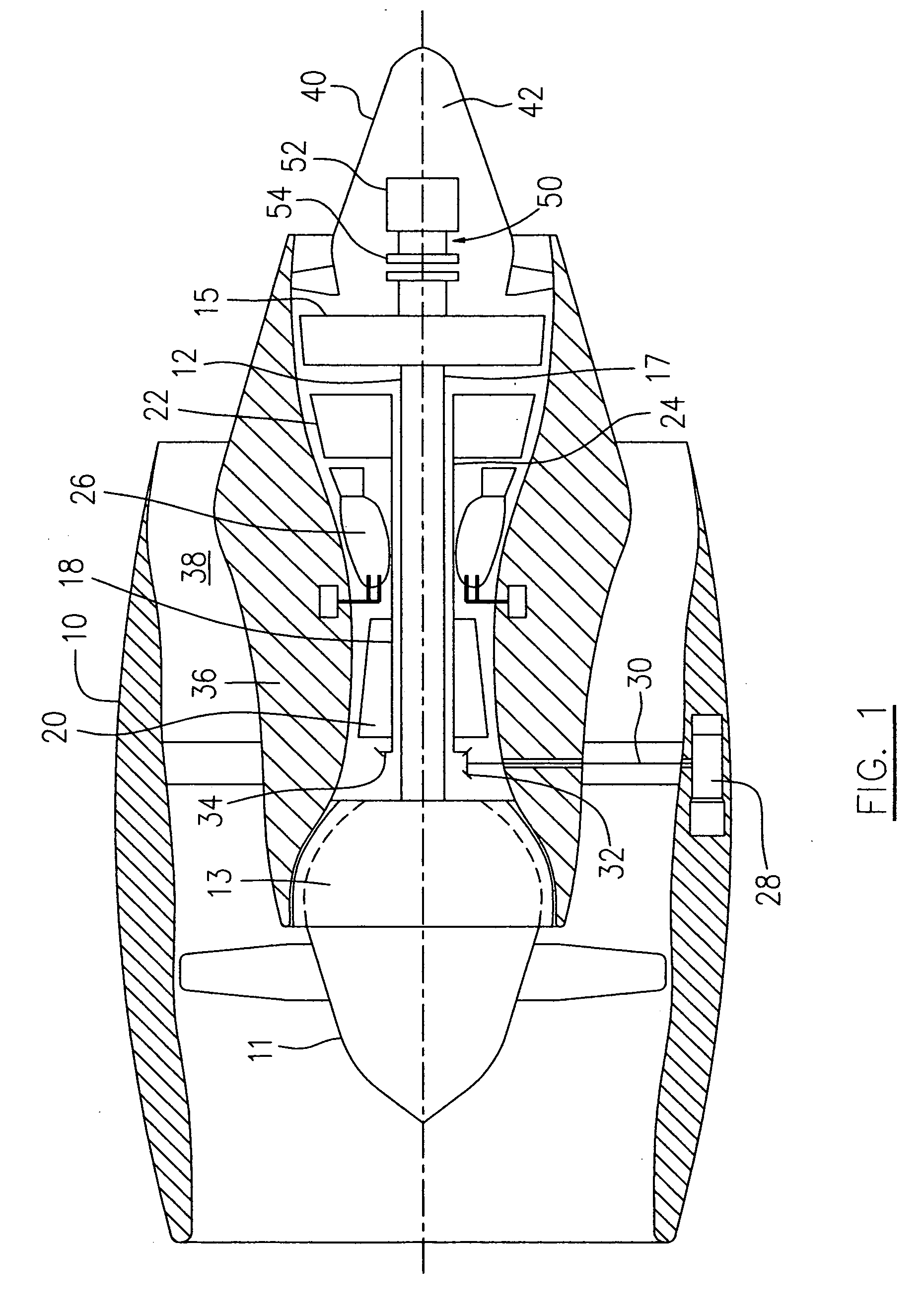 Fan driven emergency generator