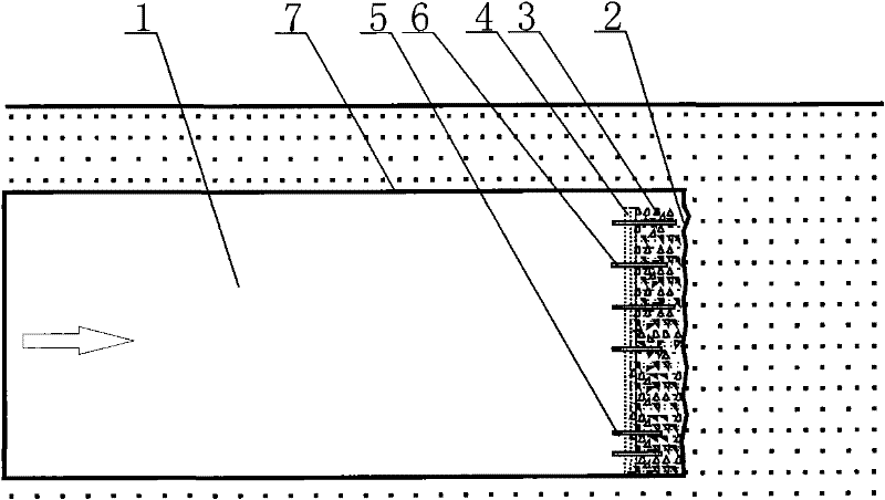 Construction method for tunnel working face counterpressure treatment during tunnel excavation