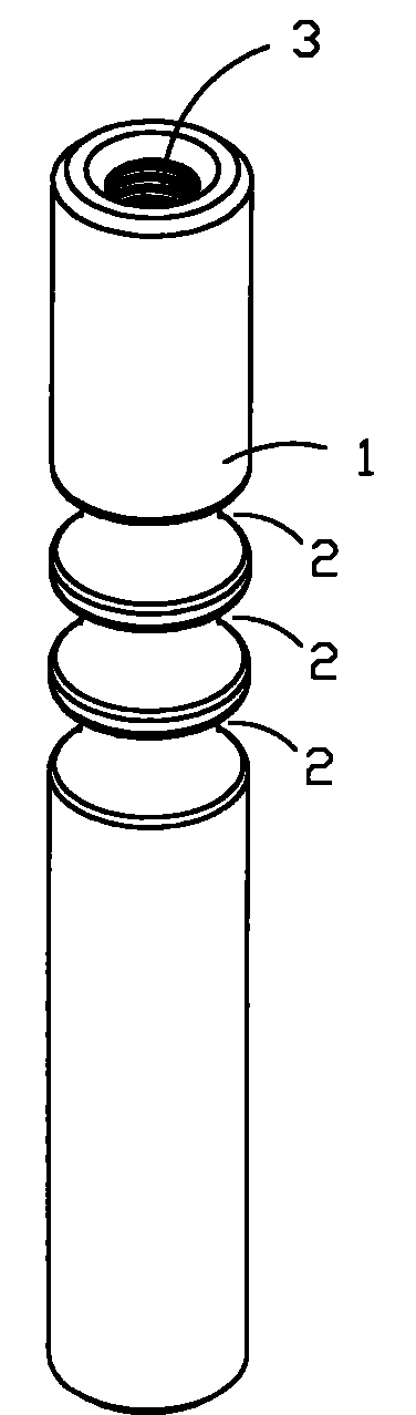 Shifting fork shaft and manufacturing method thereof