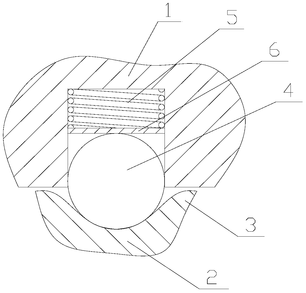 Non-friction type transmission pair capable of separation and joining