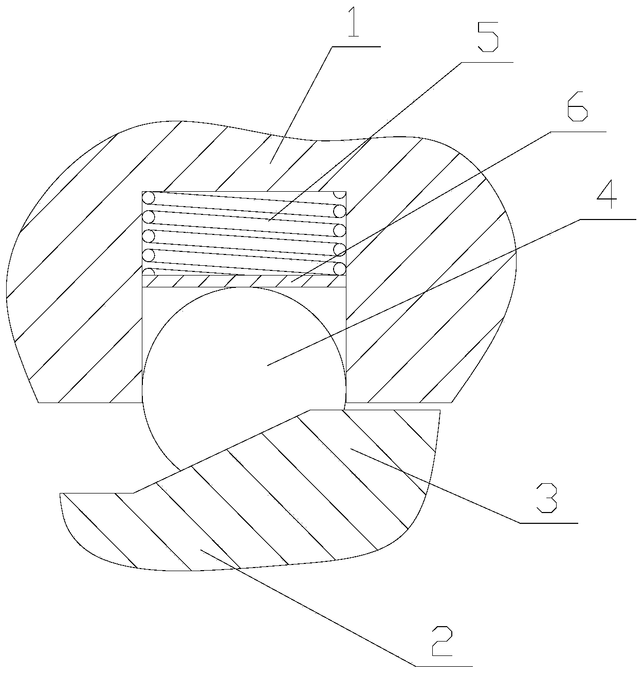 Non-friction type transmission pair capable of separation and joining