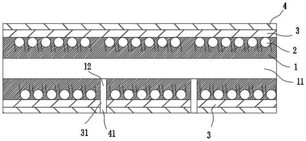 Medium-frequency induction heating furnace body, furnace body manufacturing method and temperature control method