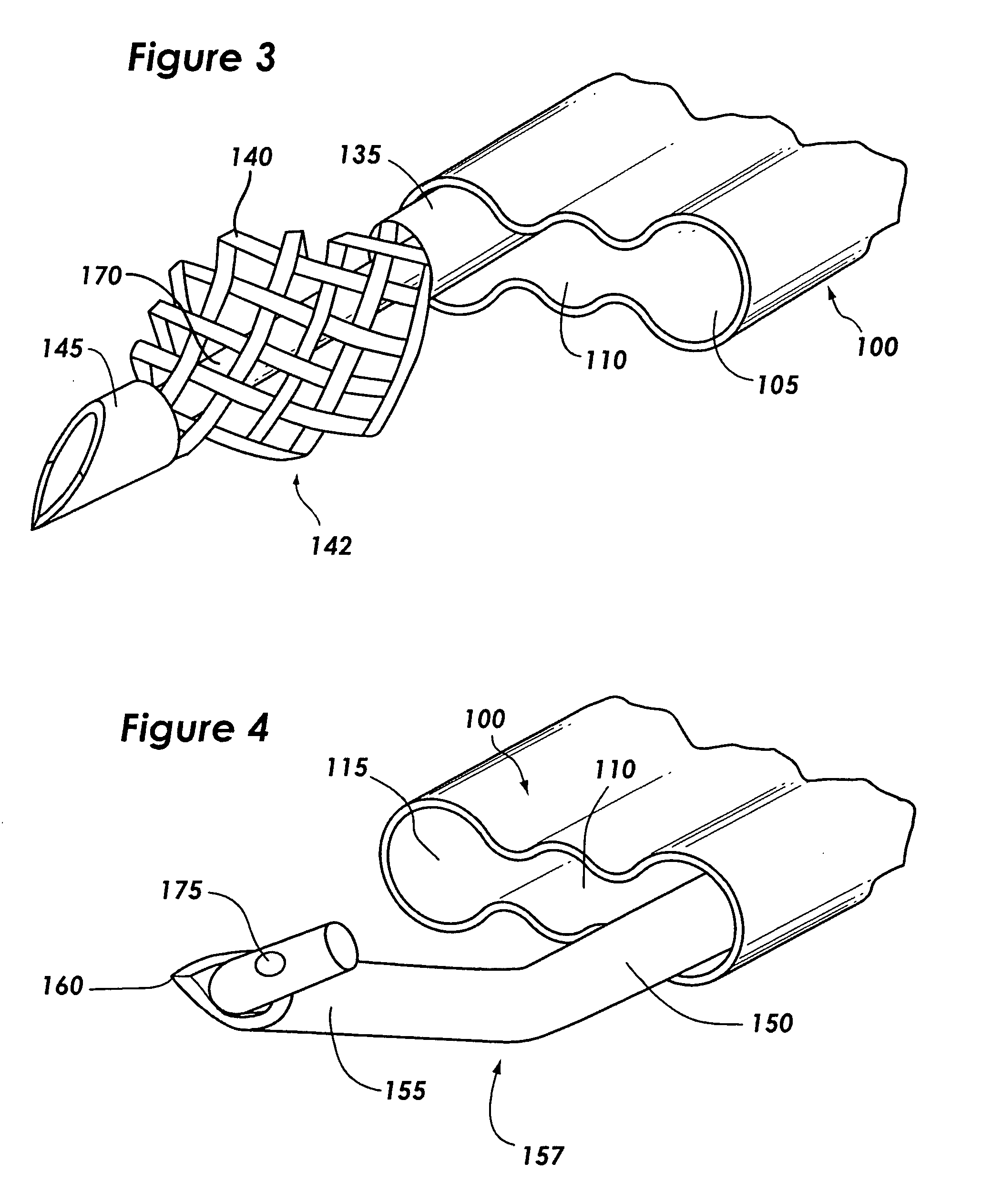 Three-needle closure device